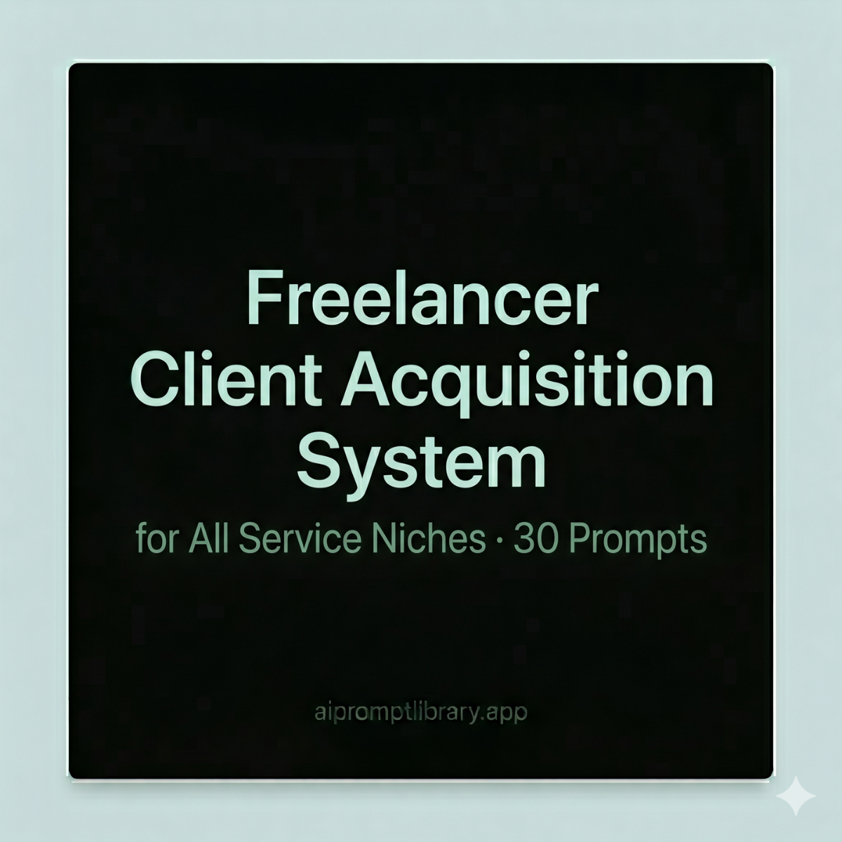 Freelancer Client Acquisition System cover
