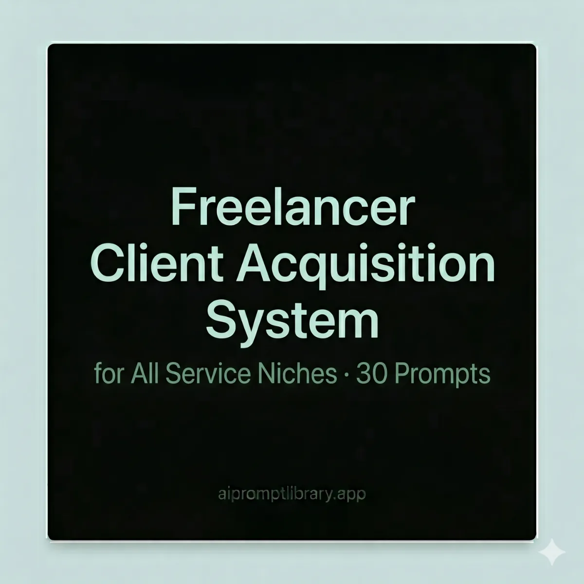 Freelancer Client Acquisition System cover